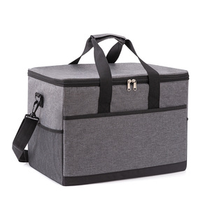 Bolsa Térmica Aislada de Doble Capa y Gran Capacidad, Bolsa de Almuerzo Térmica Portátil a Prueba de Fugas para Picnic y Camping - Product Image 1