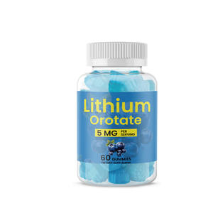 HUAQING OEM Marque Privée Gummies à l'Orotate de Lithium 5mg Sans Sucre Complément Alimentaire pour la Santé du Cerveau et les Fonctions Cognitives pour Enfants et Adultes - Product Image 2
