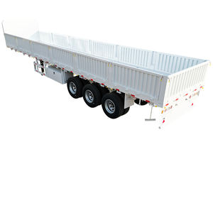 High Capacity Cargo <strong>Transport</strong> with Reinforced 3 4 5 Axles 60 80 Ton Mechanical Suspension Cargo Trailer Side Wall Semi Trailer - Product Image 4