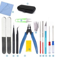 Kit de construction de maquettes d'avion et de voitures 14 pièces-Kit de démarrage pour débutants avec outils essentiels
