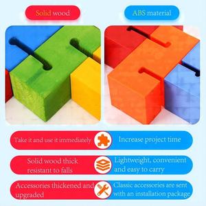 Divertido juego multijugador al aire libre para trabajo en equipo y colaboración Competiciones de expansión y construcción de torres de plástico - Product Image 5