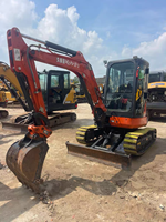 Mini-excavatrice Kubota U35 d'occasion 3,5 tonnes |   Excavatrice Kubota U35 d'origine japonaise avec chenilles en caoutchouc et attache rapide |   Bon état