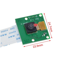 Raspberry Pi Kamera modul 5MP OV5647 Webcam kamera Video kamera antarmuka CSI dengan 15CM FFC pita kabel datar fleksibel