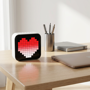 Haut-parleur Bluetooth sans fil WESDAR avec affichage GIF personnalisable via application, Bluetooth 5.4, prise en charge de la carte TF/USB et éclairage coloré - Product Image 5