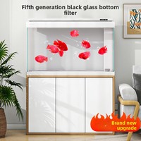 Aquarium d'extérieur grand format en verre ultra-transparent 500L-1500L avec filtre de fond intelligent et éclairage de luxe – Vente en gros usine