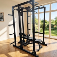Rack de Squat Compact Facile à Assembler en Acier Robuste Gain de Place pour la Maison et la Salle de Sport Entraînement Physique Vente en Gros OEM