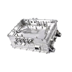 Custom Precision CNC Machined 6061 Aluminum EV <b>Power</b> Control Unit PCU Housing | New Energy Vehicle Inverter Enclosure Wire EDM - Product Image 3