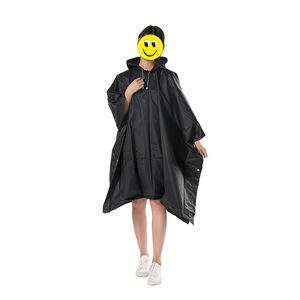 2023 vendita calda EVA Friendly adulto con cappuccio spesso Eco Friendly riutilizzabile bicicletta pioggia Poncho cappotto per donna uomo - Product Image 2