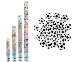 Cañón de Confeti de Papel Biodegradable con Forma de Balón de Fútbol Personalizado para la Copa <span class=keywords><strong>Mundial</strong></span> de Fútbol 2026, para Fiestas de Cumpleaños, Diwali, Navidad - Product Image 6