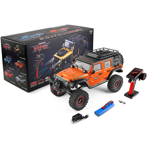 104010 Coche RC 4x4 1:10 Eléctrico de Escalada 2.4G con Control Remoto, Vehículo Todoterreno de Juguete - Product Image 2