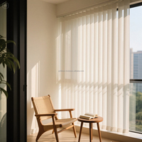 Persianas verticales de PVC de estilo moderno de EE. UU., persianas verticales de PVC de 89mm y 3,5 pulgadas, persiana para Puerta de interior, persiana para ventana, plástico hecho en Vietnam