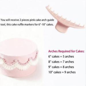Outil de guidage pour arche de gâteau de haute qualité, lot de 2, pour la décoration de gâteaux - Product Image 2