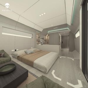 Maisons capsules spatiales en acier modernes personnalisées pour les régions froides, hôtels, résidences, villas avec des tailles réglables - Product Image 4