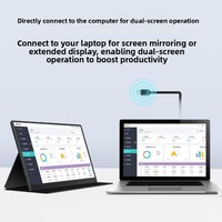 Écran portable IPS 10,5 pouces personnalisé, directement de l'usine, extension d'écran pour téléphone, écran secondaire pour ordinateur portable, compatible PS5
