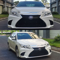 Kit de carrosserie de conversion facile à installer pour Toyota Camry version américaine 2012-2014, mise à niveau facelift, phares LED DRL, calandre de pare-chocs avant