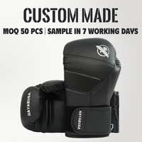 Gants de boxe professionnels en cuir PU noir pour adultes, 8, 10, 12 oz, pour Muay Thai, Kickboxing, Sparring, entraînement, avec logo personnalisé