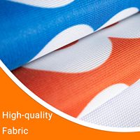 Drapeaux personnalisés double face en polyester 100%, drapeaux à cordes personnalisables pour l'extérieur avec impression