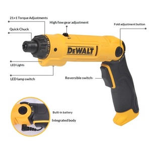 Venta al por Mayor de <span class=keywords><strong>Destornillador</strong></span> Eléctrico Inalámbrico Plegable Multifunción de Iones de Litio de 8V DCF008 con Juego de 45 Accesorios - Product Image 2