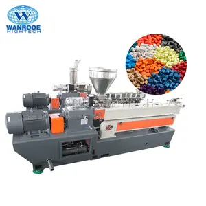SJP Series Plastic Color Masterbatch Extruder Parallel Twin Screw Granulator Machine