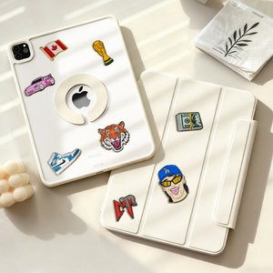 Flag Enamel Changeable Personalized <b>Mini</b> Zinc Alloy Customized Girls 3M Logo Custom Metal Phone Sticker for Mobile Phone Case - Product Image 5