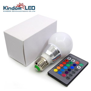E27 B22 Led <span class=keywords><strong>RGB</strong></span> RGBW điều khiển từ xa ánh sáng tại chỗ 3W IP44 đánh giá Hợp kim nhôm bảo hành 3 năm với CE - Product Image 4