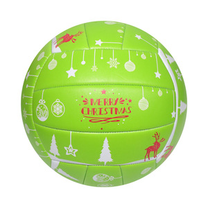 Ballon de volley-ball en PU épaissi, cousu à la machine, pour la plage, l'entraînement, les examens et les compétitions, <span class=keywords><strong>PQ5</strong></span>, idéal comme cadeau de Noël ou décoration. - Product Image 4
