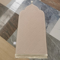 Tapis de prière musulman de bonne qualité tapis de prière noir et épais pour la cuisine salon utilisation