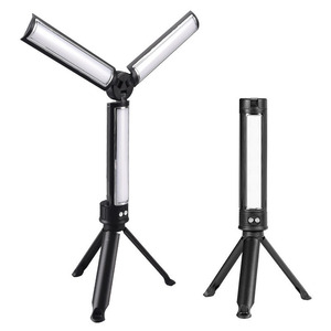 Lampe LED rechargeable pliable multifonctionnelle étanche pour diffusion en direct, maquillage, photographie et camping en extérieur - Product Image 2