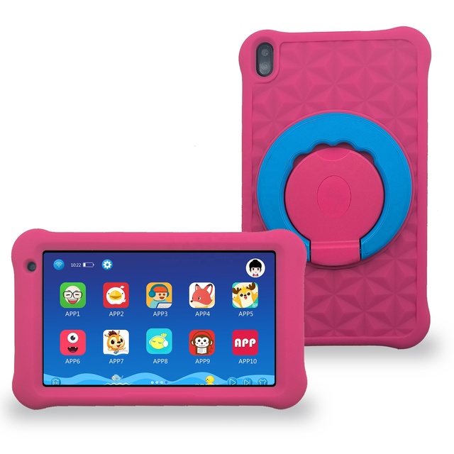 Cheap Kids 7 Inch Android Tablet for Toddler Parent Control Children WiFi Educational Tablet Pc with Kid-Proof Case 2024