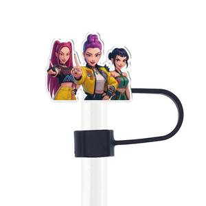 Nita KPOP - Tapas de Silicona Ecológicas con Certificación CE/EU de 10 mm para Pajitas, Adornos para Pajitas de Beber, Accesorios para Bares - Product Image 3