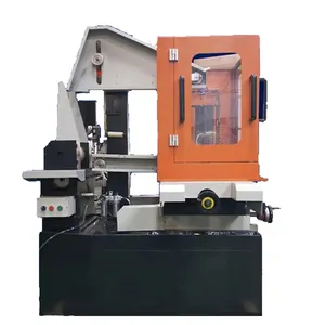 Cnc אוטומטי אופקי מתכת חיתוך להקה ראתה מכונה ניסור להקת המנסרה עץ גדול חיתוך מכונה