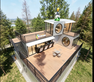 Factory-customized Portable Double-story Hotel Prefabricated Container Modular Small Prefab <b>House</b> - Product Image 4