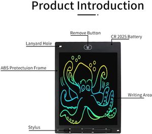 In the Trend Electronic Handwriting Kids Drawing Tablet Lock Screen Function 8.5/10/12 Inch LCD Screen Memo <b>Pads</b> for Children - Product Image 4