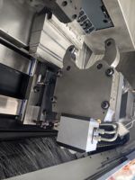 Nouvelle Conception Tour CNC à Banc Incliné H55M Robuste, Centre d'Usinage, Double Automatique, Type à Rouleaux Fanuc Simple, Linear