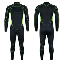 Combinaison de plongée thermique en néoprène pour homme, manches longues, blocs de couleur, protection UPF50+, pour paddle board, logo personnalisé