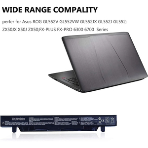 Batterie d'ordinateur portable standard A41N1424 pour la série ASUS ROG GL552V/<span class=keywords><strong>GL552VW</strong></span>/GL552JX - Noir - Product Image 4