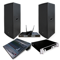 VT5152/QU-16/LS680/CCc1400 1200W 6-MIC Monitor Audio untuk Studio Tari, Panggung, Ruang Tamu, Bar, KTV, Bernyanyi, Speaker Live