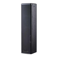 Haut-parleur colonne à source linéaire en néodyme de 4,5 pouces, alliage de titane, 800 W, pour salles de conférence, salles de banquet, salles de cours