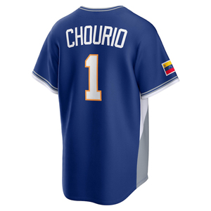 Maillots de baseball personnalisés brodés et cousus pour le World Baseball Classic 2026 de <span class=keywords><strong>l</strong></span>'équipe du Venezuela – Tenues de stade et de déplacement - Product Image 4