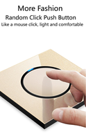 UK 13A Standard panneau en verre trempé interrupteurs prises pour les maisons lumière modulaire USB gang cover