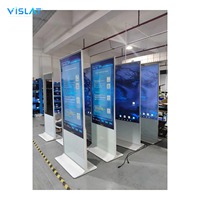 Affichage numérique portable Vislat, écran LCD/LED 32/43/55 pouces, écran tactile tout-en-un, affichage compact sur pied, affichage de table