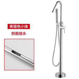 Grifo <span class=keywords><strong>de</strong></span> Bañera Cascada Independiente, Monomando <span class=keywords><strong>de</strong></span> Latón Negro para <span class=keywords><strong>Suelo</strong></span> con <span class=keywords><strong>Ducha</strong></span> <span class=keywords><strong>de</strong></span> Mano - Product Image 3