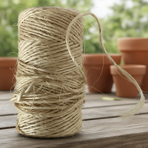 <span class=keywords><strong>Ficelle</strong></span> en sisal naturel de 100 m, 2 mm, <span class=keywords><strong>ficelle</strong></span> de jardin, cordes d'emballage pour le jardinage - Product Image 1