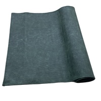 Vente en gros de décoration de fête d'usine tapis de table lavable et imperméable chemin de table en cuir PU souple luxe avec logo