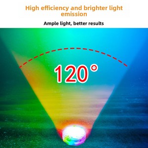 Lumière LED Submersible Colorée pour Piscine, Étanche IP68 avec Télécommande 15 Couleurs pour Cour, Étang, Aquarium, Utilisation Extérieure - Product Image 5