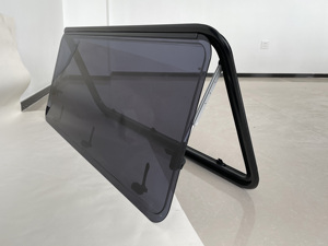 Fenêtres de camping-car en verre acrylique au prix d'usine, fenêtres à pousser pour caravane, fenêtres de camping-car avec stores - Product Image 2