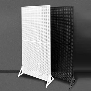 Pegboard <b>Shelf</b> Double Sided Hanging Storage Rack For Jewelry Phone Accessories Tools Living Room Display Stand - Product Image 2