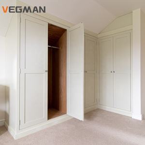 ตู้เสื้อผ้าบ้านแคนาดา รูปตัว L ตู้เสื้อผ้าเชคเกอร์สีขาวสไตล์โมเดิร์น - Product Image 3