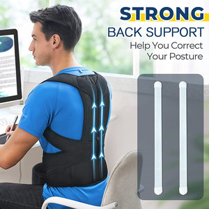 <span class=keywords><strong>Ceinture</strong></span> de soutien dorsal YOUFEI pour <span class=keywords><strong>correction</strong></span> de posture avec fermeture auto-agrippante, en polyester et coton - Product Image 3