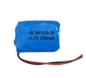 Batteria Polimerica Ternaria a Sacchetto 801520 2P 320mAh Certificata MSDS CE UN38.3 con Circuito di Protezione per Dispositivi di Bellezza e Giocattoli Elettrici - Product Image 3